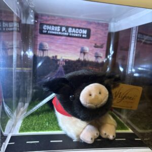 Chris P Bacon of Cumberland County Plushie and Display Box: LIMITED EDITION