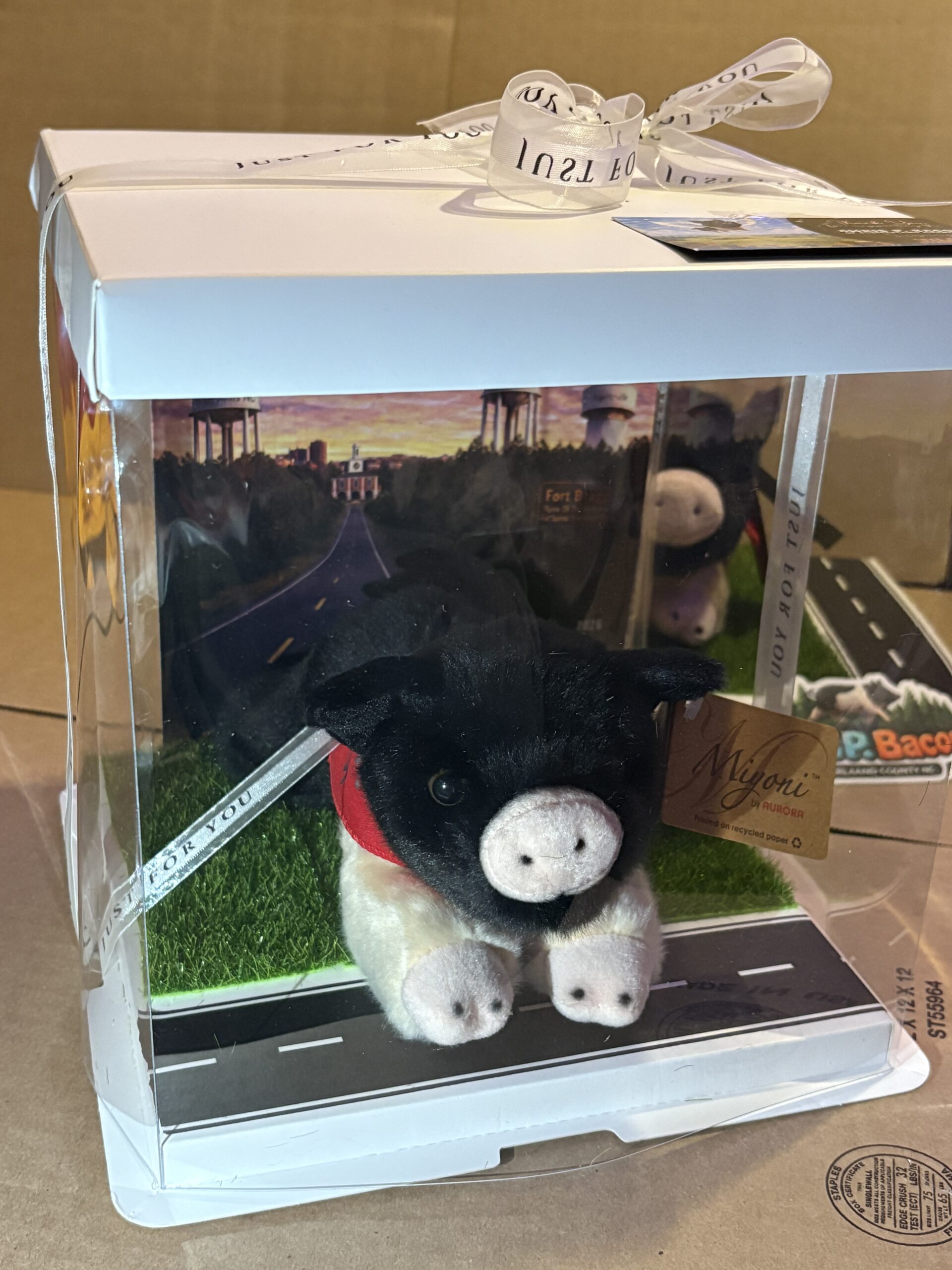 Chris P Bacon of Cumberland County Plushie and Display Box: LIMITED EDITION - Image 9